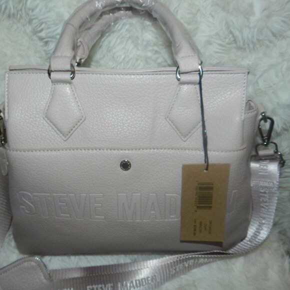 Steve Madden Pebble Grain Leather Satchel🆕SHIPS FAST😮💨⚡🚚 - Picture 8 of 16
